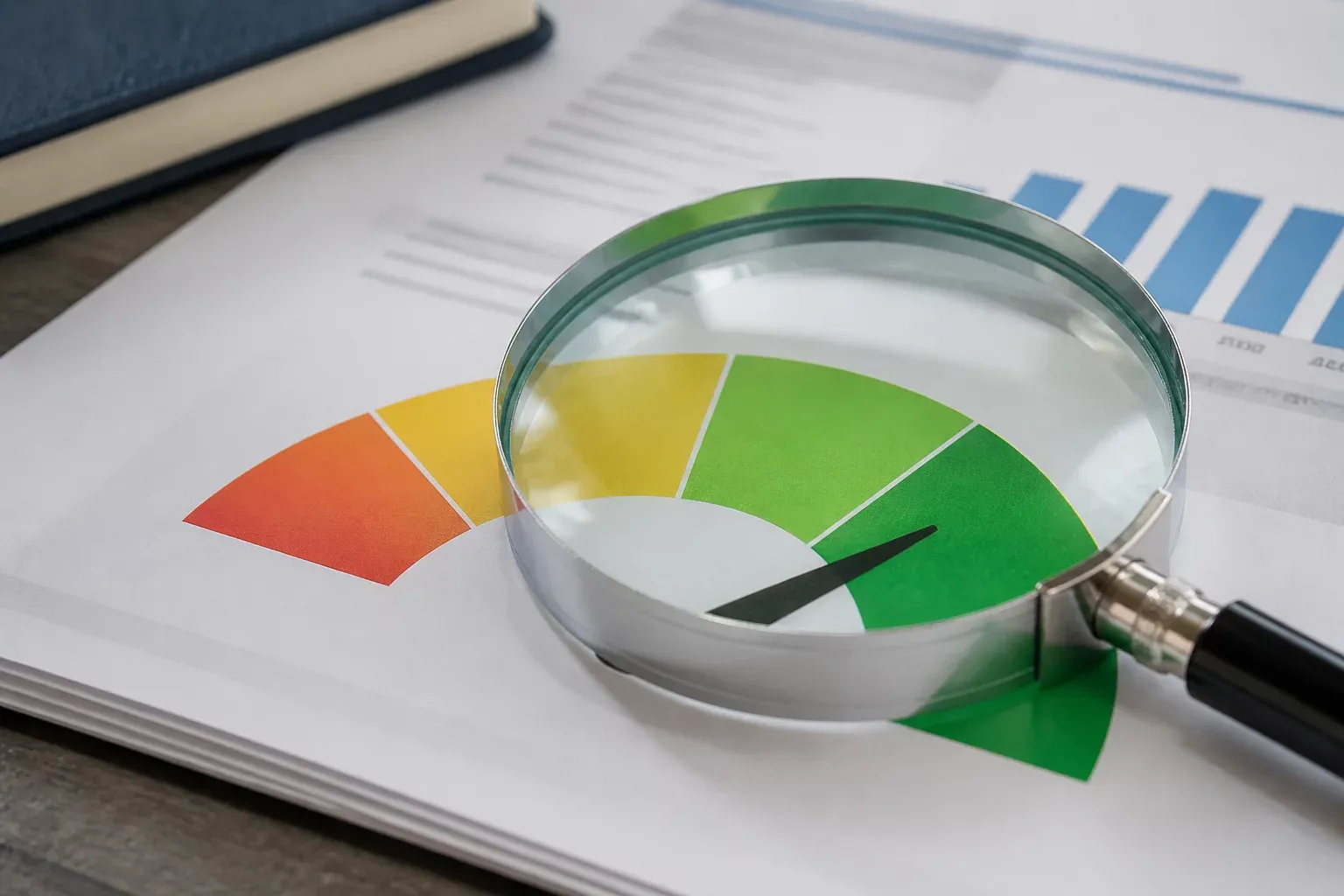 Credit report document with account tradelines